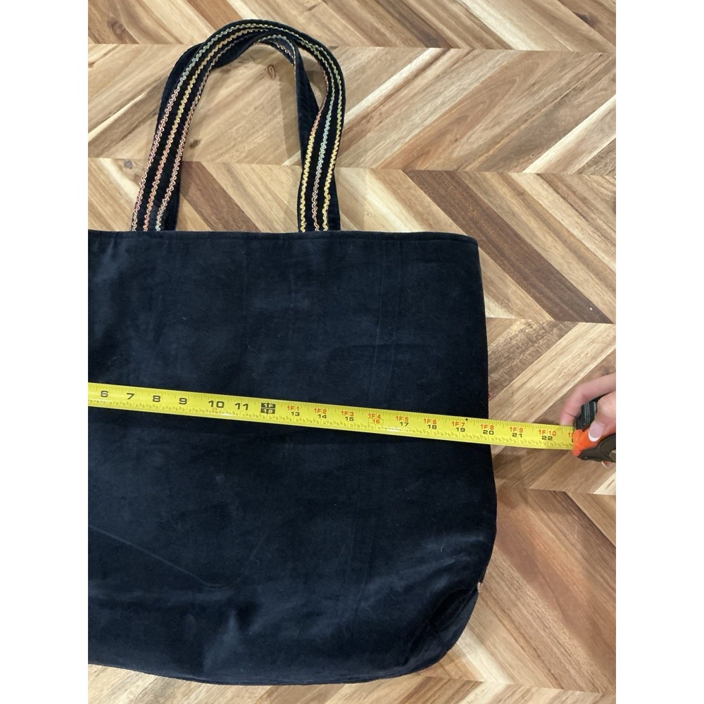 A&P Denim La Jolla‎ Tote Navy Blue Velvet - Picture 5 of 7